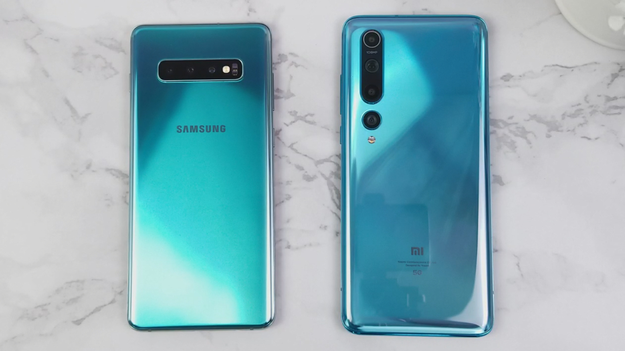 小米10速度对比三星S10+,一年时间高通性能提升多大?